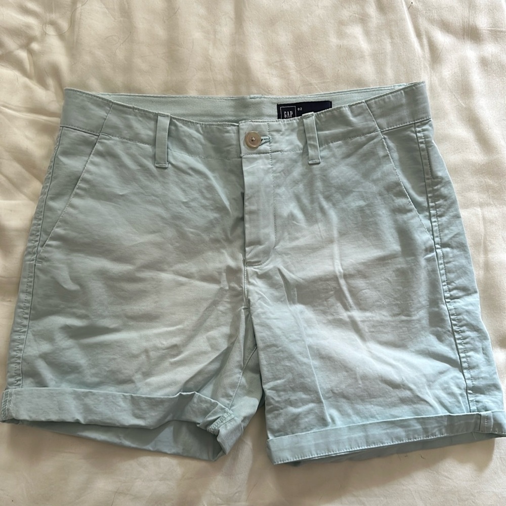 Gap size 2 light blue cotton shorts